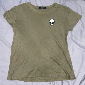 Brandy Melville Olive Shirt